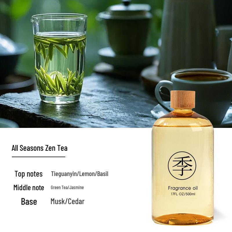 Zen Tea Aroma Diffuser: Long-Lasting Fresh Scent for Home