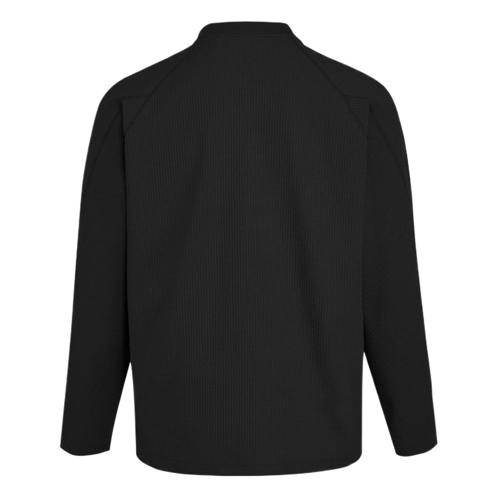 adidas FOS Solid Color Waffle Comfortable Loose Long Sleeve T-Shirt Men Tops KW0109