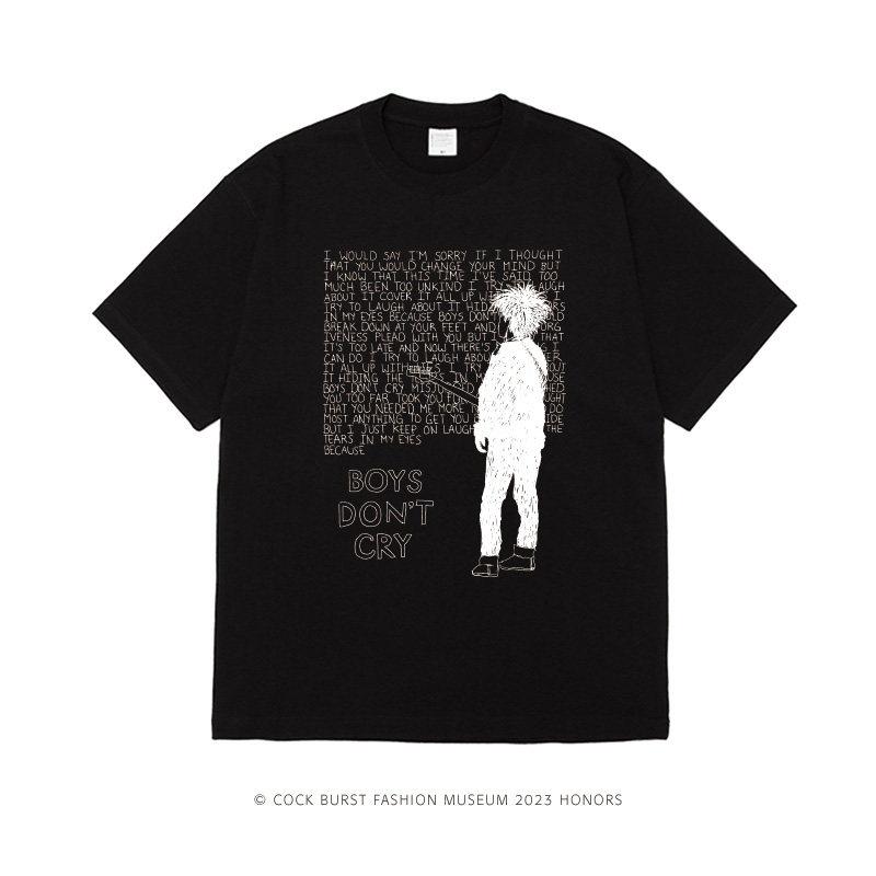 Treatment Band The Cure Robert Smith Boys Dont Cry Punk Rock ShortSleeved TShirt S