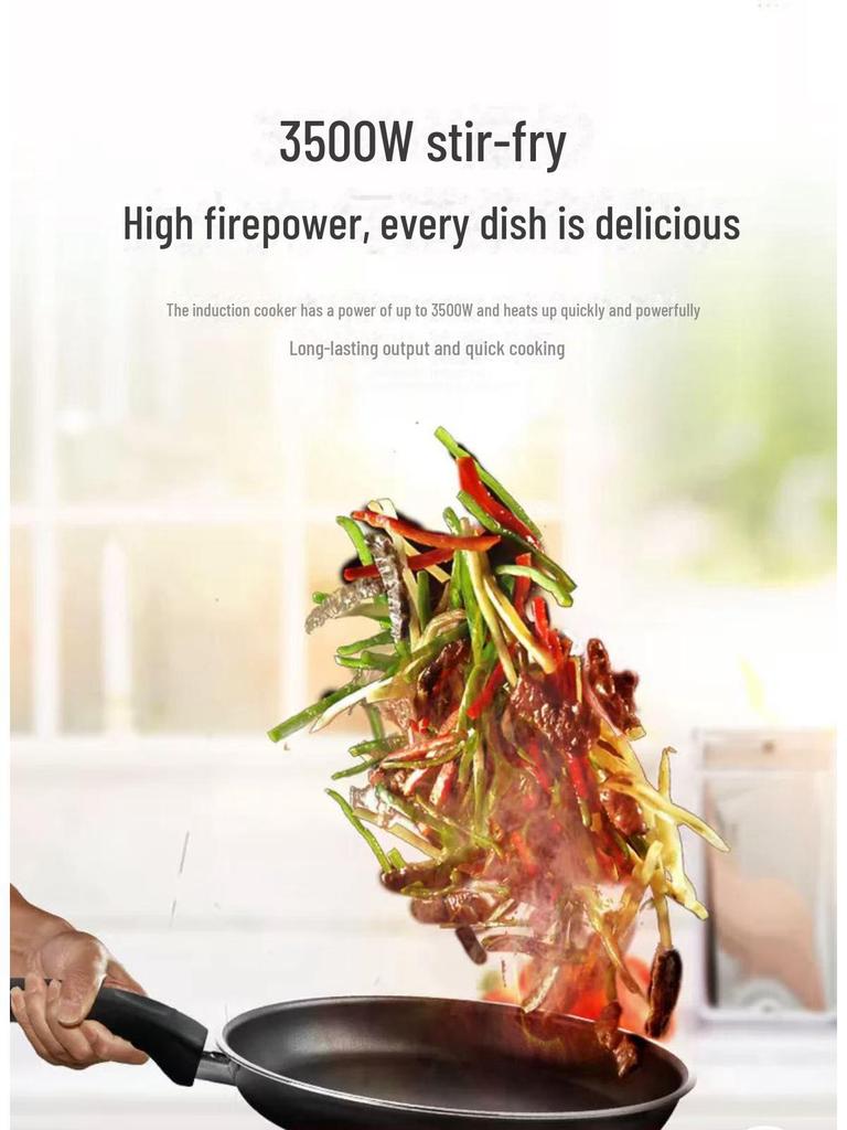 3500W High-Power Induction Cooker Set for Home & Commercial Use