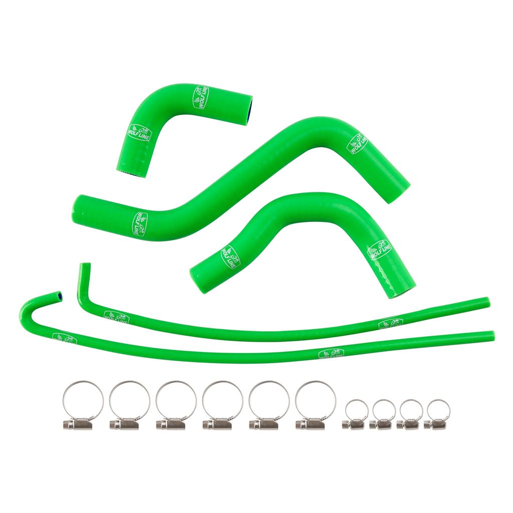 Silicone Radiator coolant Hose kit For Kawasaki Z900 Z900RS 2017-2025 Green
