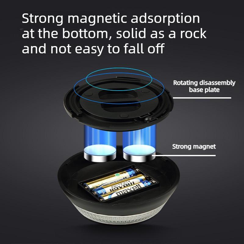 Car magnetic emergency indicator light with 2 lighting mode,used for fast 360°visual positioning light,for various vehicle model