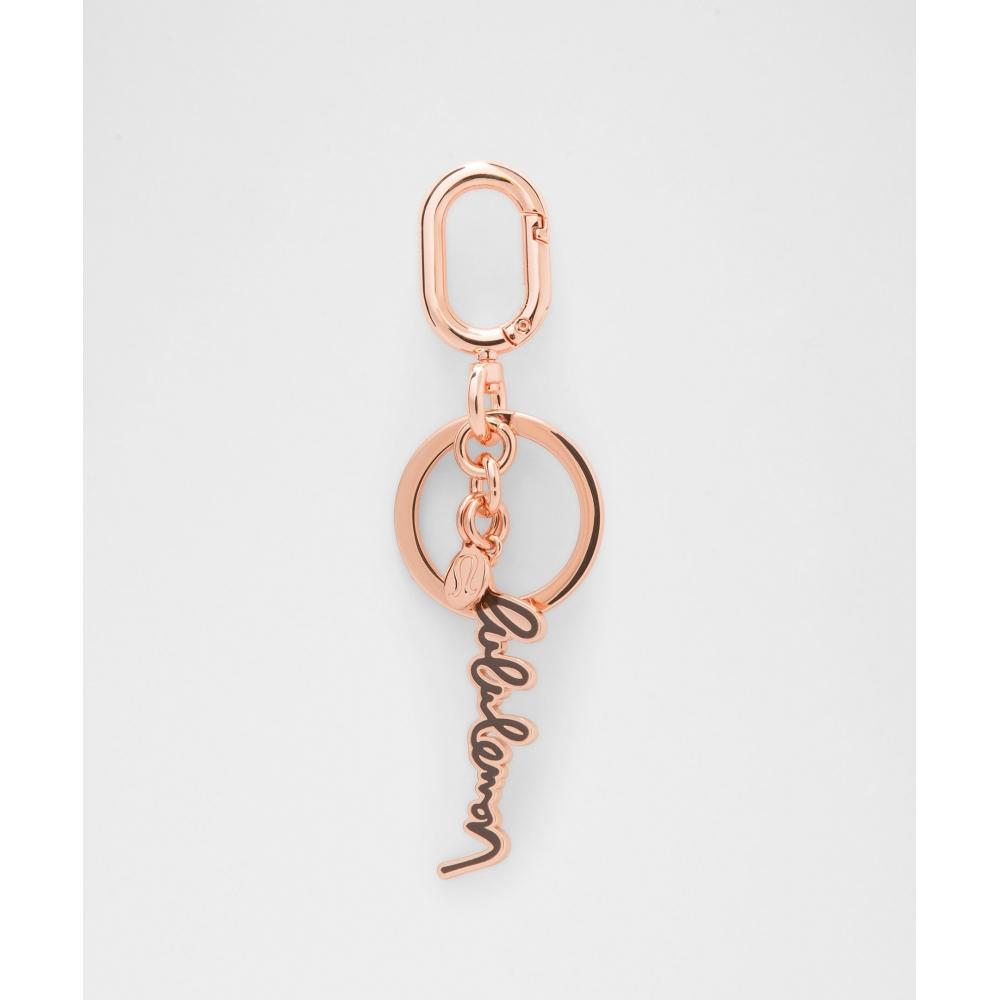 

Lululemon Металлический брелок для ключей Goodnight Plum Rose Gold ONE SIZE
