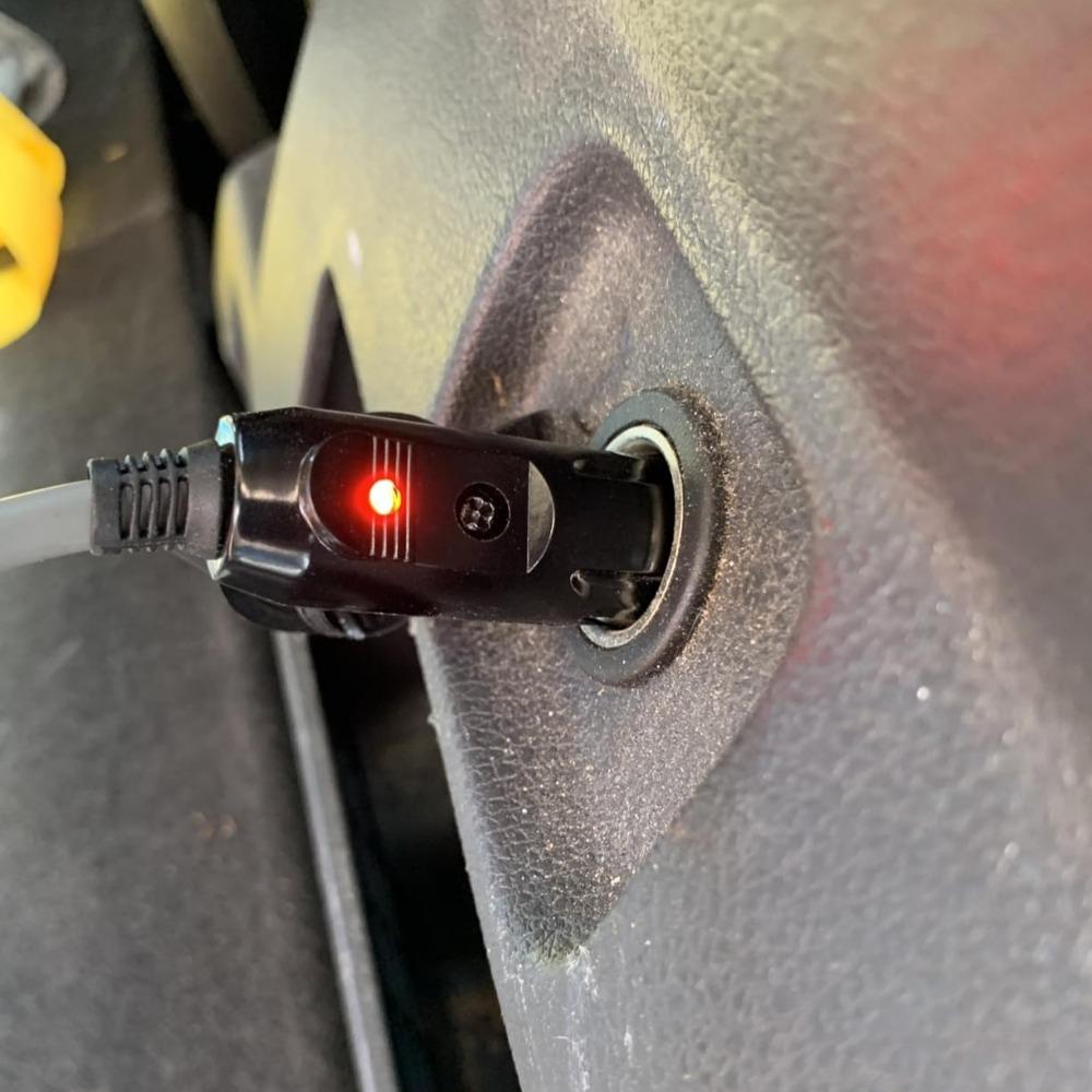 Car Cigarette Lighter Plug Male Adapter 12V 24V Replacement Connector LED Fused for Auto Truck RV Boat Power Supply Cable Head