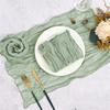 Bali Gauze Pleated Square Napkins Customizable Rustic Bohemian Tablecloth Decoration Wedding Party Evening Placemats