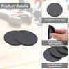 PATIKIL Anti-Vibration Pads, 1.8 x 0.16 inches (45 x 4 mm), Rubber Feet Washers,