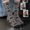 3D Face Print Socks - Versatile Christmas Gift, Polyester, Casual Wear