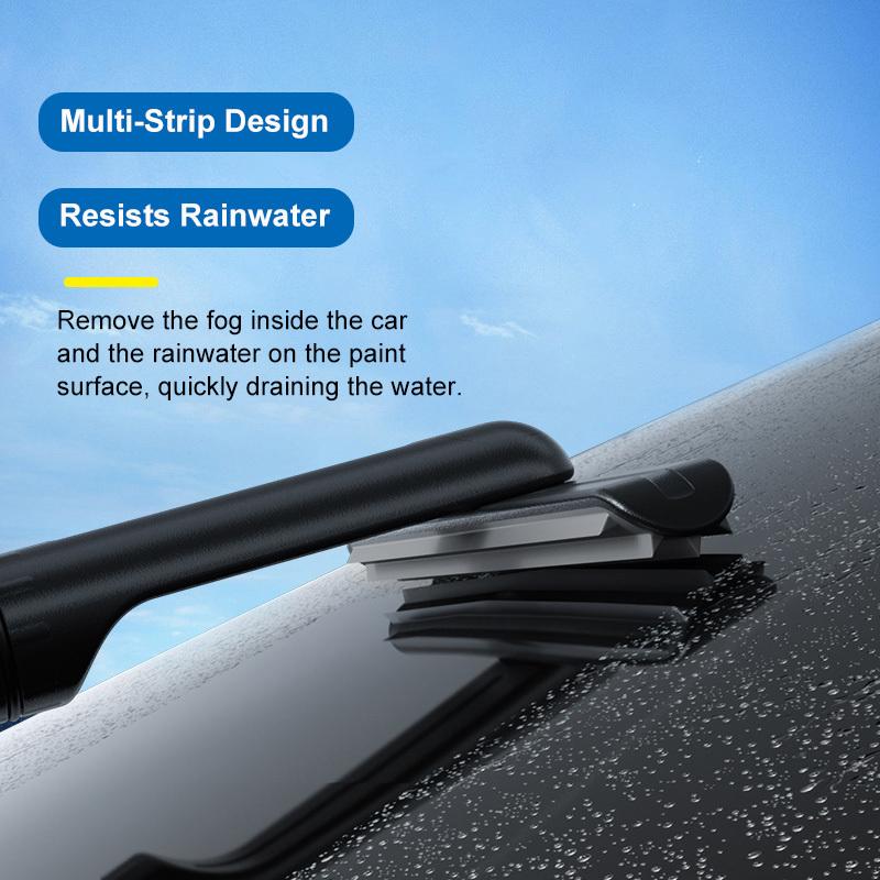 2in1 Car Multi-Function Snow Shovel Anti-Fogging Cleaning Windshield Snow Removal Shovel Clean Glass Brush TPU Winter Snow Brush Shovel Tool