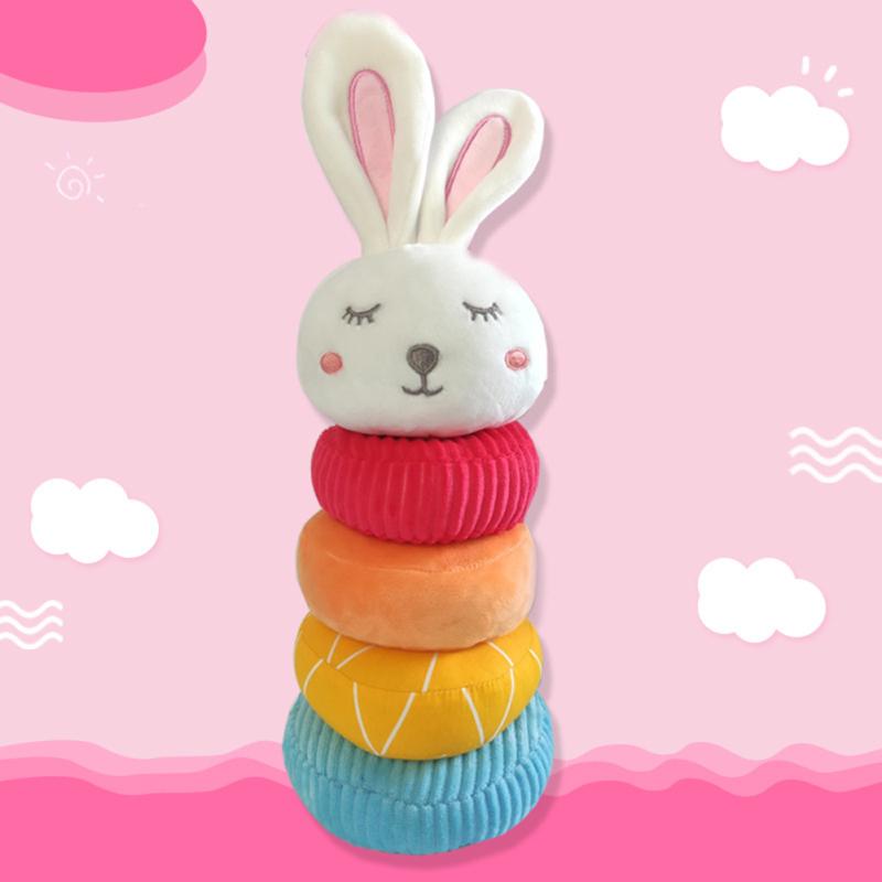 Soft Baby Early Education Puzzle Soothing Towel Biting Baby Soothing Sleeping Doll