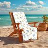 Ultra-weiches Strandtuch mit Bagger-Thema, Ideal für Pool - Camping, Tauchen - Perfekter Reisebegleiter, Lebendiges Strandtuch.
