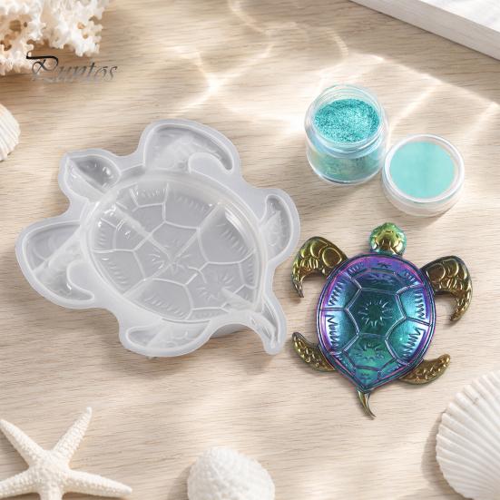Turtle Shell Silicone Mold Large Sea Resin Mold, 3D for Epoxy Casting, Detailed Marine Art Casting Animal Molds Wall Hanging Decoration, Coastal Ocean