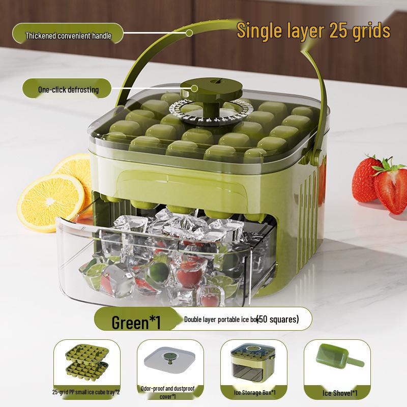 Hand-Cranked Shaved Ice & Smoothie Maker for Home Use