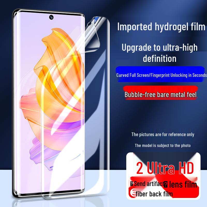 Honor 80/80 Pro Tempered Glass Screen Protector, Full Coverage, UV Glue, Anti-Fall Protection