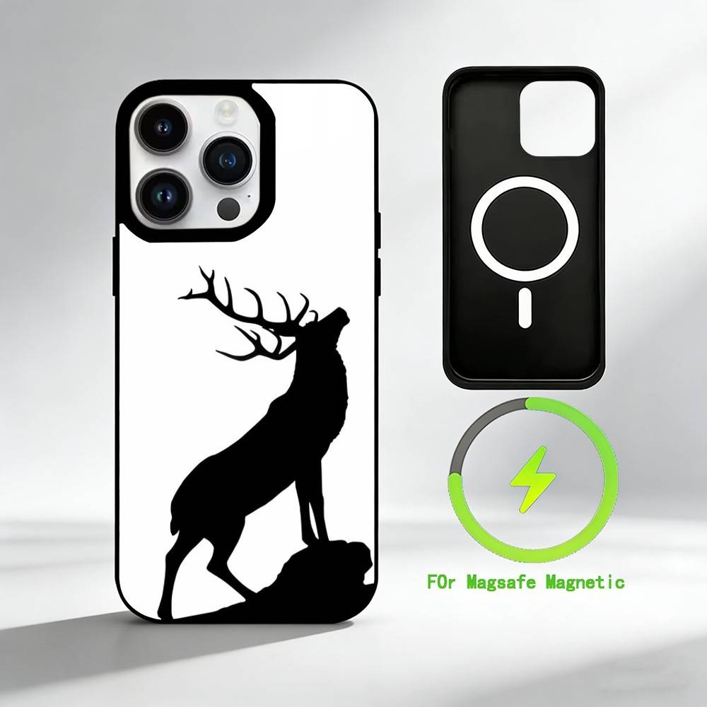 

W-west coast Phone Case For iPhone 17 16 15 14 13 12 Pro Max Plus for Mirror Wireless Magnetic Cover iPhone17Promax