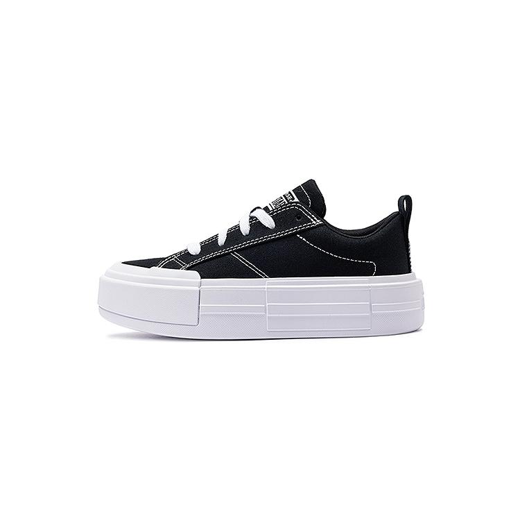 Converse Canvas Thick Sole Comfortable Versatile Fashion Low Top Kids Casual Shoes Men Casual Shoes Black A11448C