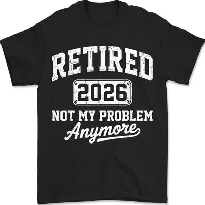 O'fishally Retired Est 2026 Lustiges Fischer Angler Angeln Unisex T-Shirt Reprin