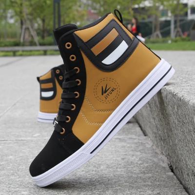 Fashion Men's Sneakers High-top Casual Shoes Lightweight Shoes for Men Fashion Hip Hop Walking Shoes Flat Plus Size Men Vulcanized Shoe