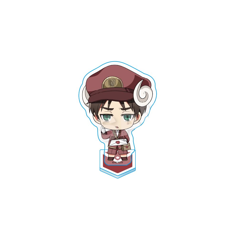 Attack on Titan Eren Yeager Petit Acrylic Mascot Delivery Mail Ver.
