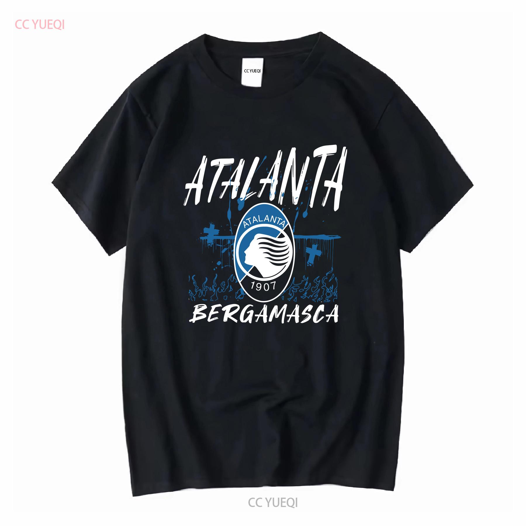 

Atalanta T shirt Bergamasca Calcio La Dea Gli Orobici Nerazzurri Bergamo long or short sleeves vintage Washed Casual Soft S