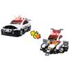 TAKARA TOMY "Tomica Transforms Into Big! Big Patrol Car" Mini Car Toy for Boys and Girls Ages 3 and Up Passes Toy Safety Standards ST Mark