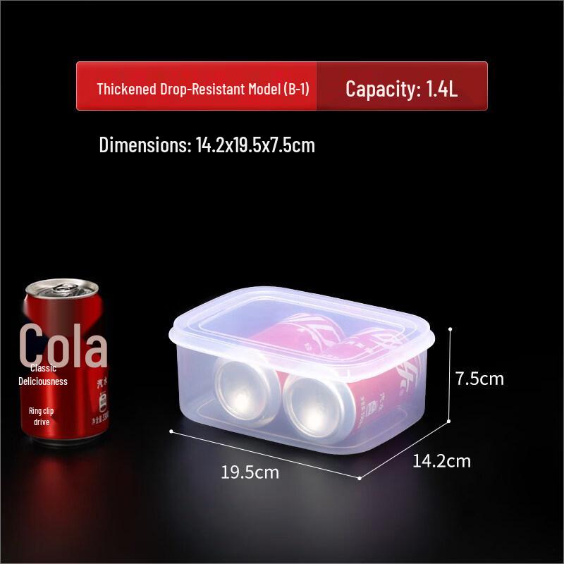 ZISIZ Commercial Plastic Food Storage Container