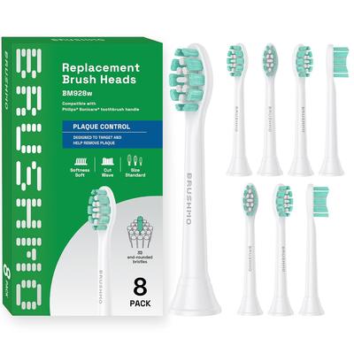 Beginnen Sie mit der Betreuung von Zahnkliniken Tokio. Brushmo kompatible Bürste Philips Sonicare Ersatzbürste. Plaque Defense Kopf normale Größe 8 Stück.
