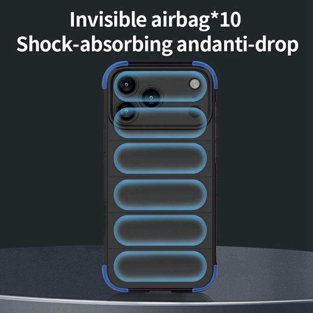 For iPhone 17 Pro Case Anti-Drop Soft TPU Rugged Phone Back Cover