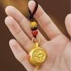 Animals Zodiac Keychain Zinc Zinc Zinc Alloy Car Key Chain Creative Lucky Pendant  Men