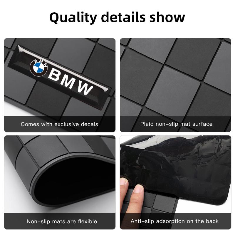 Car Dashboard Sticky Non-slip PVC Mat Cell Phone Key Storage Mats Pads For BMW E46 E60 E90 E39 E87 E36 E92 E70 E91 X3 X5 X1 X2