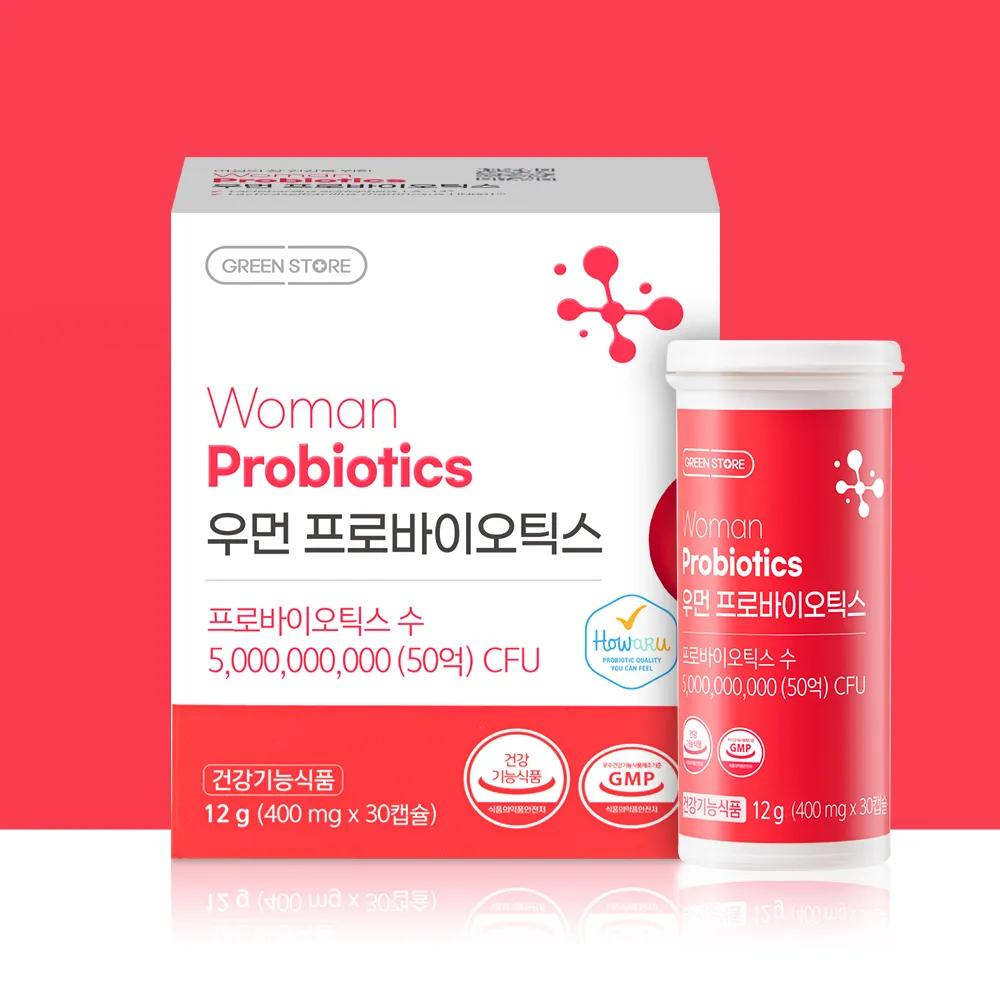 GREEN STORE Woman Probiotics 30 Capsules (1-month supply)