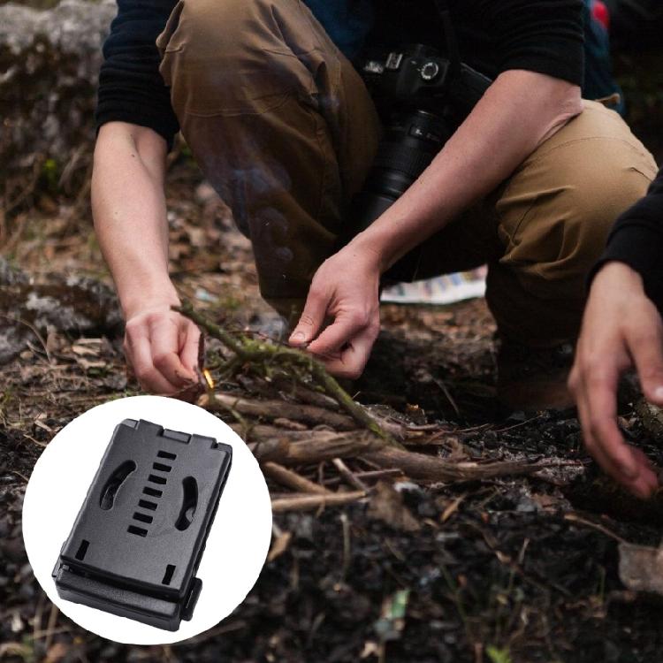 Outdoor Waist Clip Belt Clip with Lock, Camping Waist Sheath Scabbard Clamp Sheath Tool with Mounting Hardware Buckle