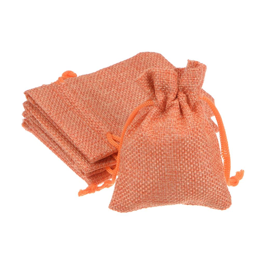 5 Stück 7x9cm Kordelzug Jutebeutel Jute Geschenk DIY Hochzeitsgastgeschenk Tasche Kleine Jutebeutel Für Verpackung Süßigkeiten Schokolade Schmuck