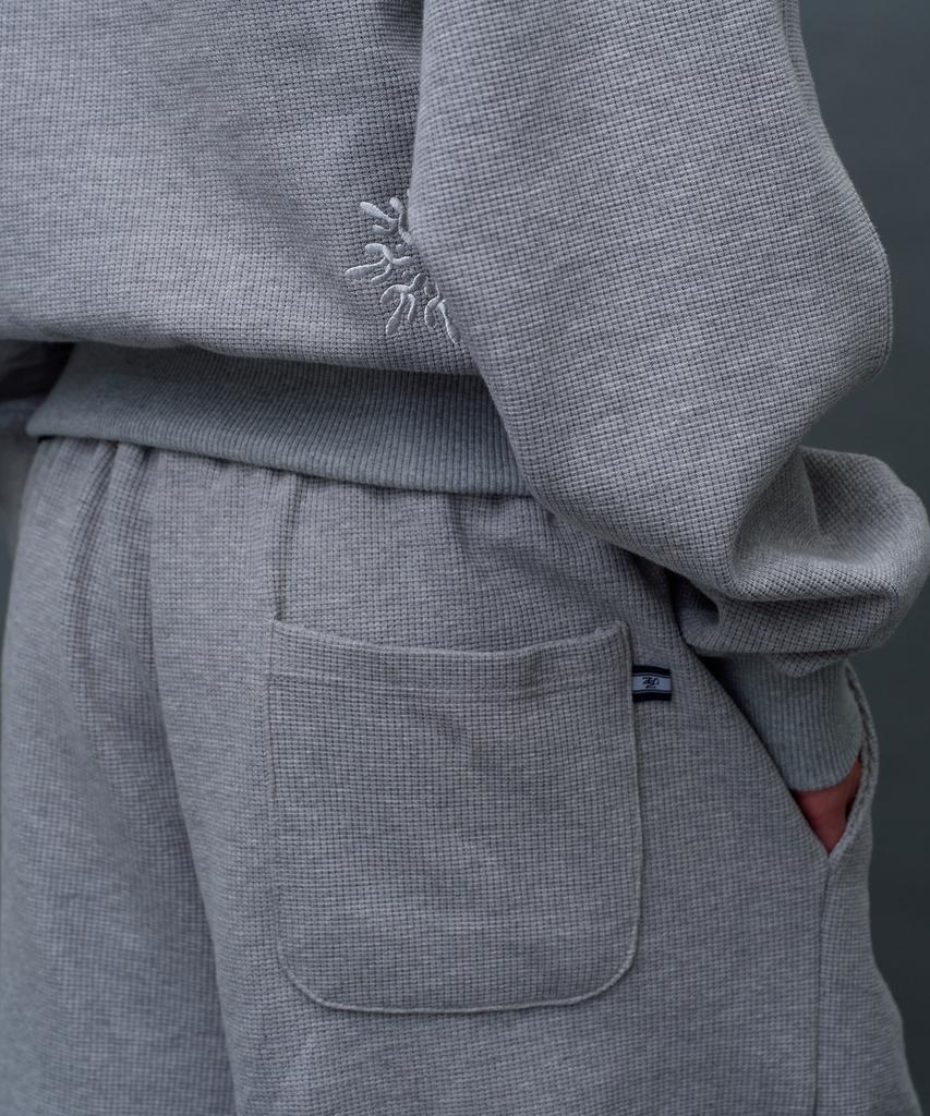 Minasu Waffle Sweat Training Bermuda Pants