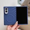 Luxury Lovely Wave Ins Korea Magnetic Phone Protection Case for Samsung Galaxy Z Fold 8 Anti Scratch Candy Color Shockproof Hard Matte Protector Cover
