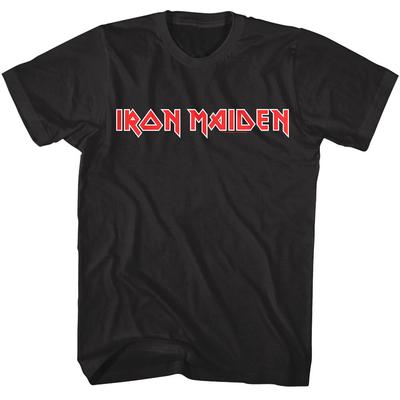 Iron Maiden Band Logo Men's T Shirt Heavy Metal Rock Music Concert Tour Merch
