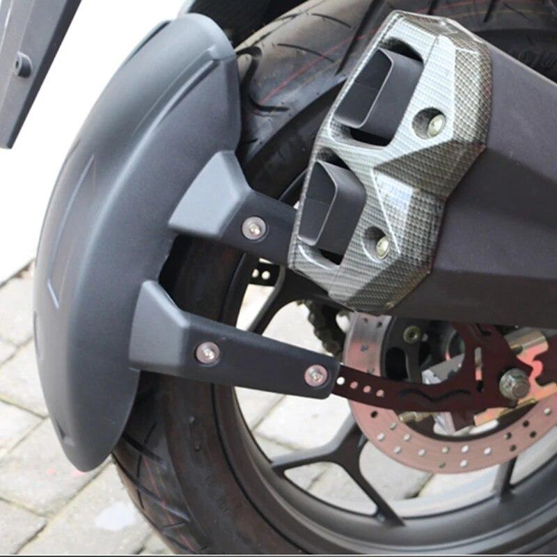 Motorcycle Universal Rear Wheel Cover Fender Splash Guard Mudguard Bracket Rear Fender Mud Guard No Groove Tires Universal