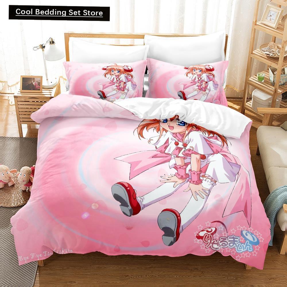 3D Printing Anime Kawaii Girls Rizelmine Bedding Set Single Twin Full Queen King Size Bed Set Adult Kid Bedroom Duvet Cover Sets