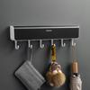 Modern Minimalist Wall Mount Door Hook With Abs Material For Bathroom And Toilet Storage