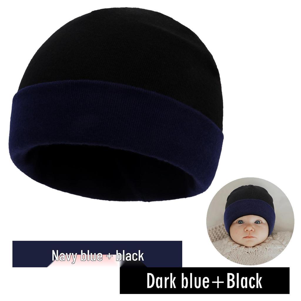 Matching Color Brushed Cap for Newborns: Spring, Autumn & Winter Styles, Double Size, 28 Colors