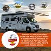 RV Roof Tape Waterproof Camping Car Roofing Tape Weather-proof Bonding Vehicle Leak Repair Strip For Truck Seams Joints Hatches