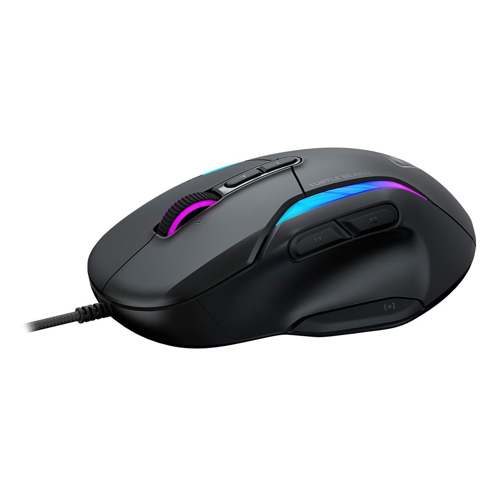 TURTLE BEACH Kone II Black Gaming Wired 26K DPI 650 for Macro Claw Ergonomic Design Warranty Mouse, Multi-Button, USB, Sensor, IPS, MMO/RTS, Function,