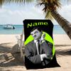 Customizable personalized beach towels Mr. Bean themed designs.Suitable for the beach, yoga, sports;ideal as beach accessories