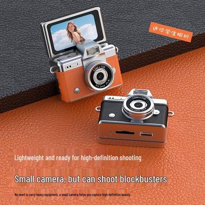 Retro CCD HD Thumb Flip Mini Digital Camera for Kids