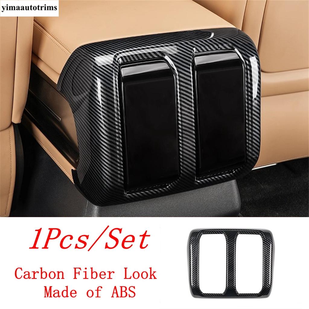 Read Light / Air AC Outlet Vent / Handle Bowl / Gear Shift Panel Cover Trim For BYD Leopard 8 2024 2025 Carbon Fiber Accessories