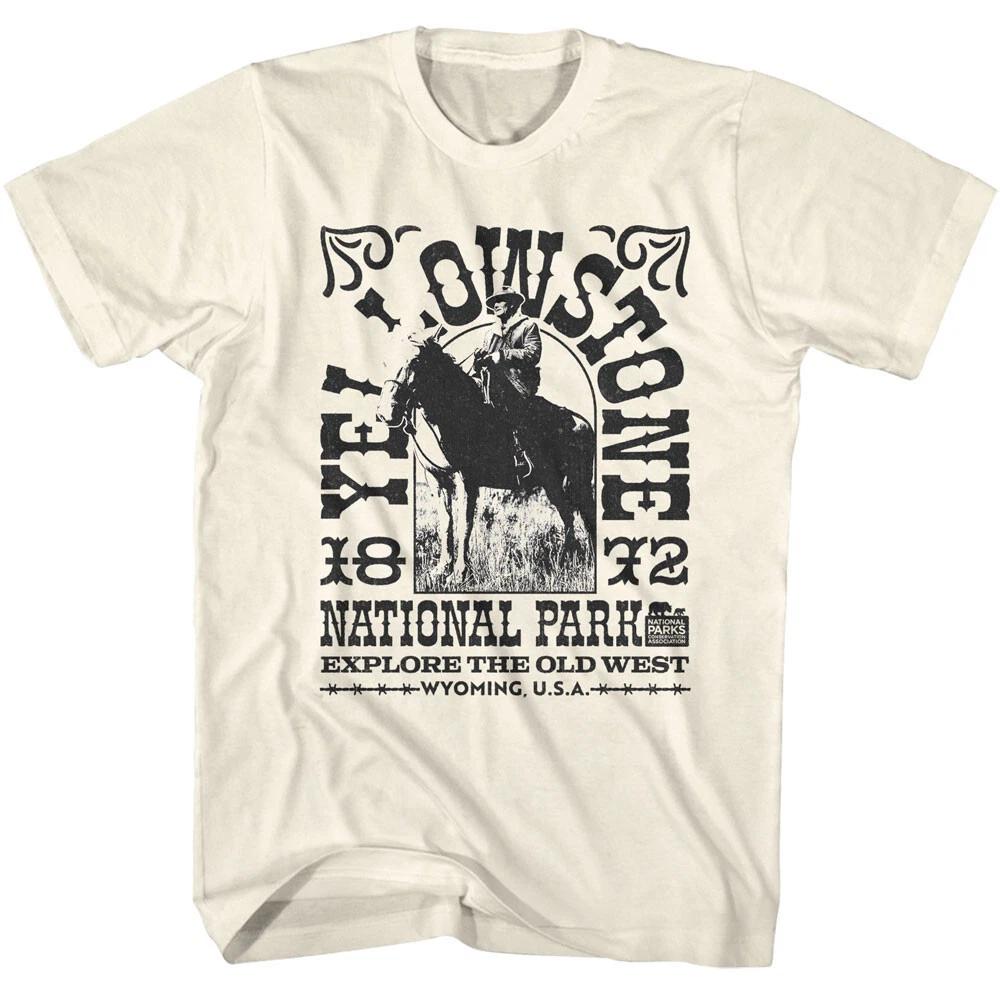 United States Yellowstone National Parks 1872 Explore The Old West Men s T Shirt 3XL