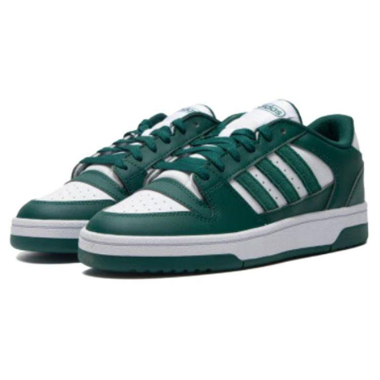 Adidas Turnaround Low Non-Slip Durable Low-Top Skate Shoes Unisex Skate Shoes Green White IE1015