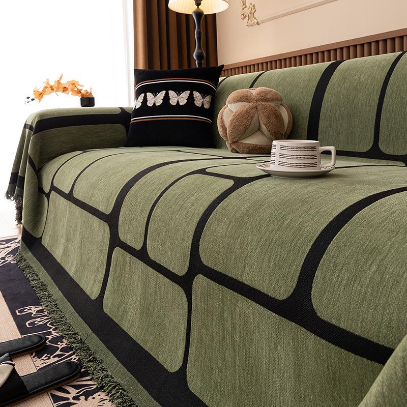 The Sofa Towel Is Universal in All Seasons The New Dirt-resistant Sofa Blanket One-piece Cushion Chenille Cover