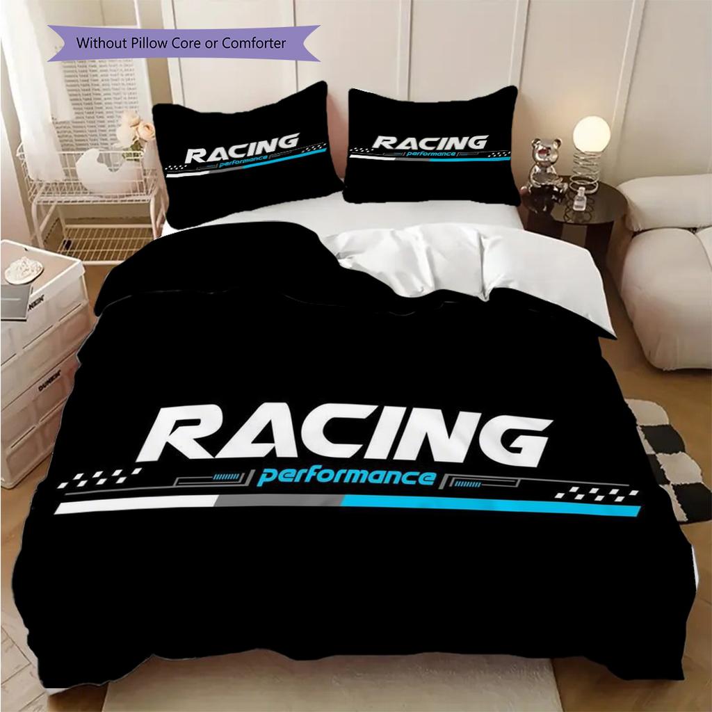 Precision Bedding (1 * Duvet Cover + 2 * Pillowcase, Without Core) 2D Flat Bedding Set Duvet Cover and Pillowcase Christmas Birthday Gift
