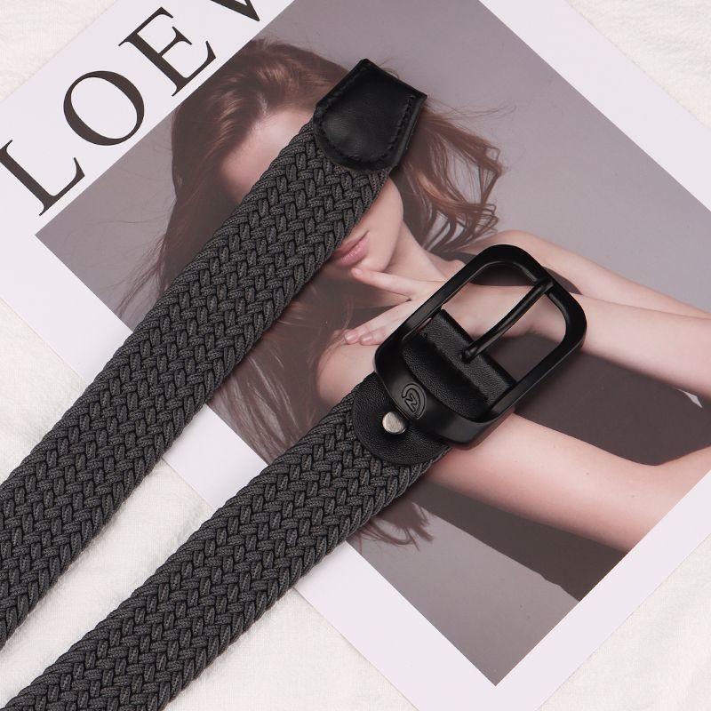 Stylish Canvas Woven Waist Belt For Women Featuring Versatile And Design Chic