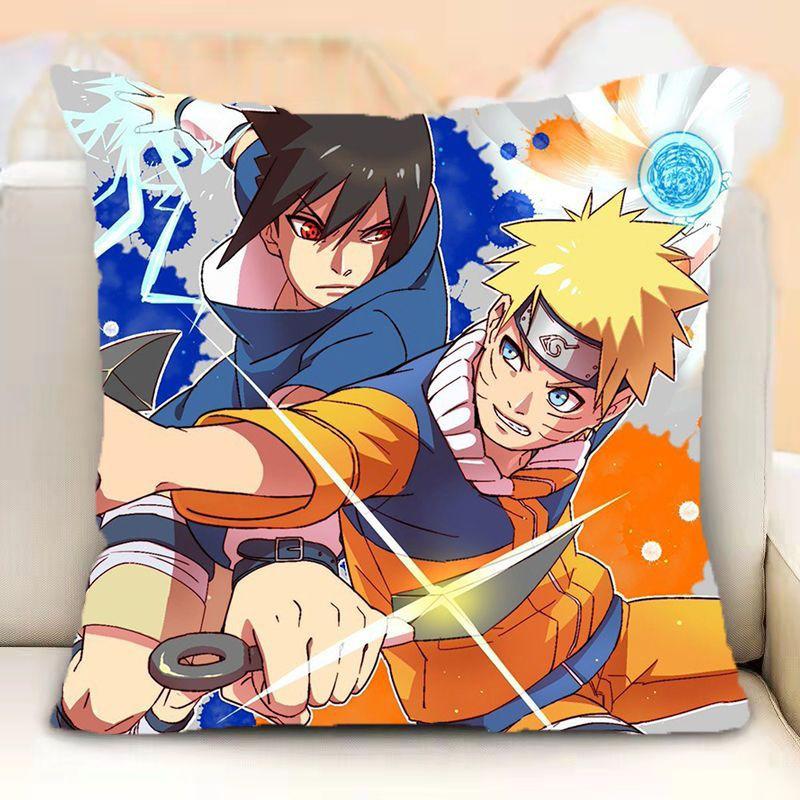 Kuddfodral med Naruto Anime-karaktärer: Dyk ner i ninjavärlden! Anime perifer dekorationsgåvor